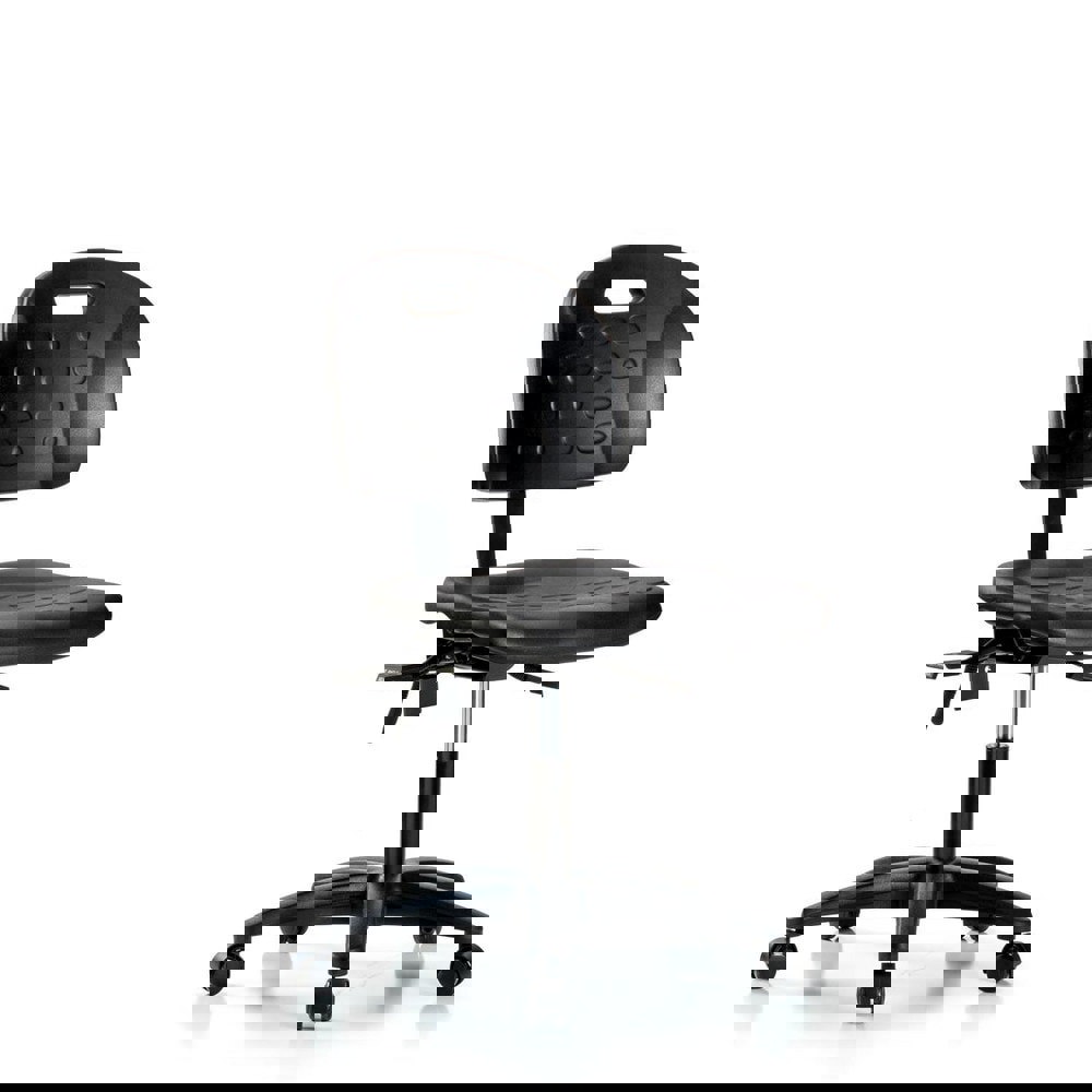 Task Chair: Polyurethane, Black